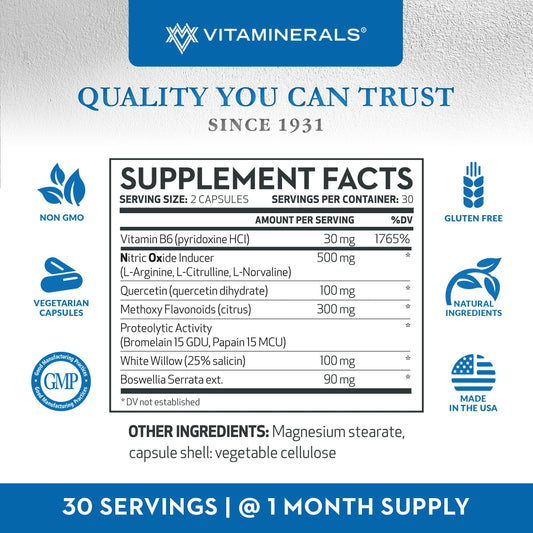 Vitaminerals 122 NOX, 60 Veggie Caps