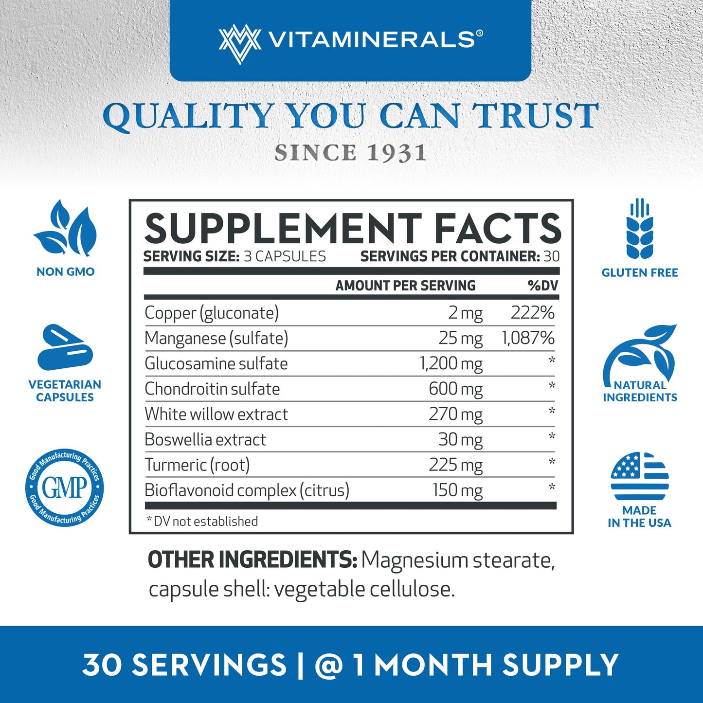 Vitaminerals 128 Glucosamine