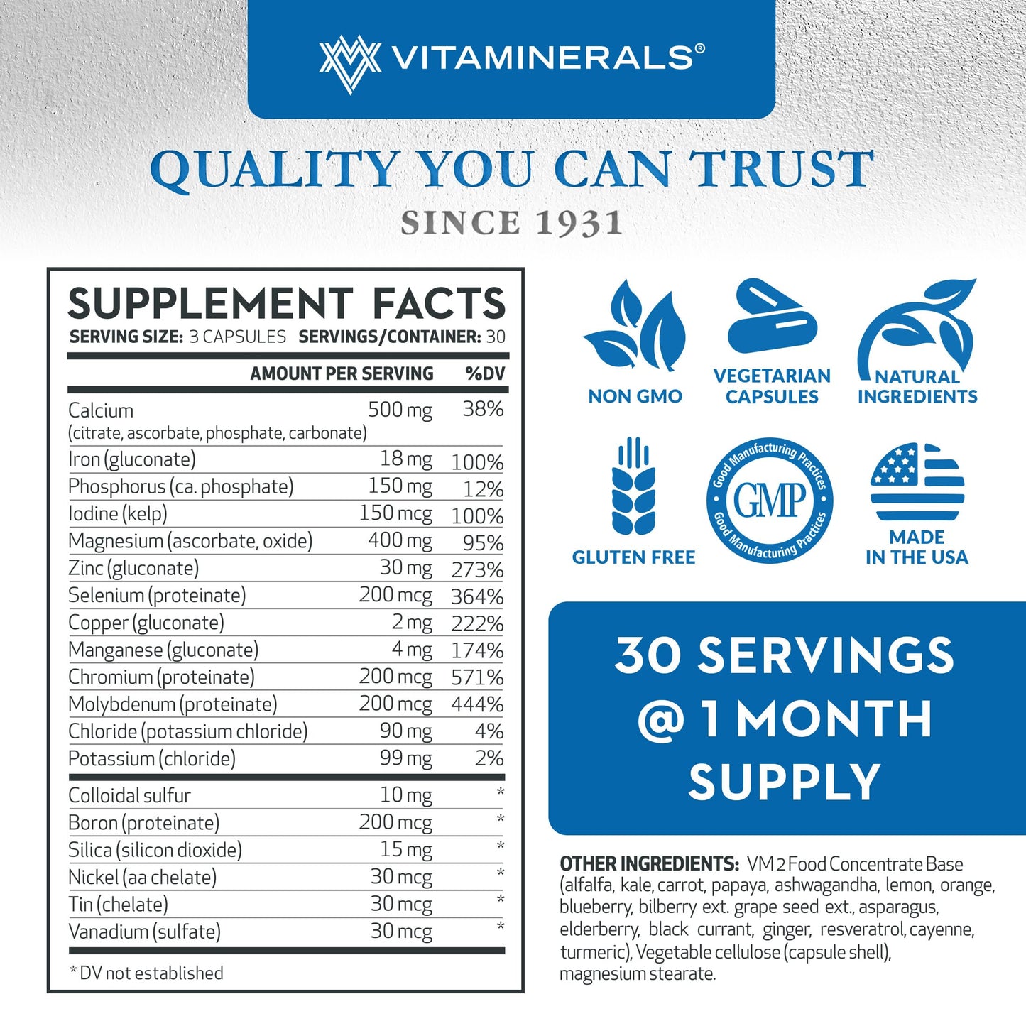 Vitaminerals 16 Polymineral