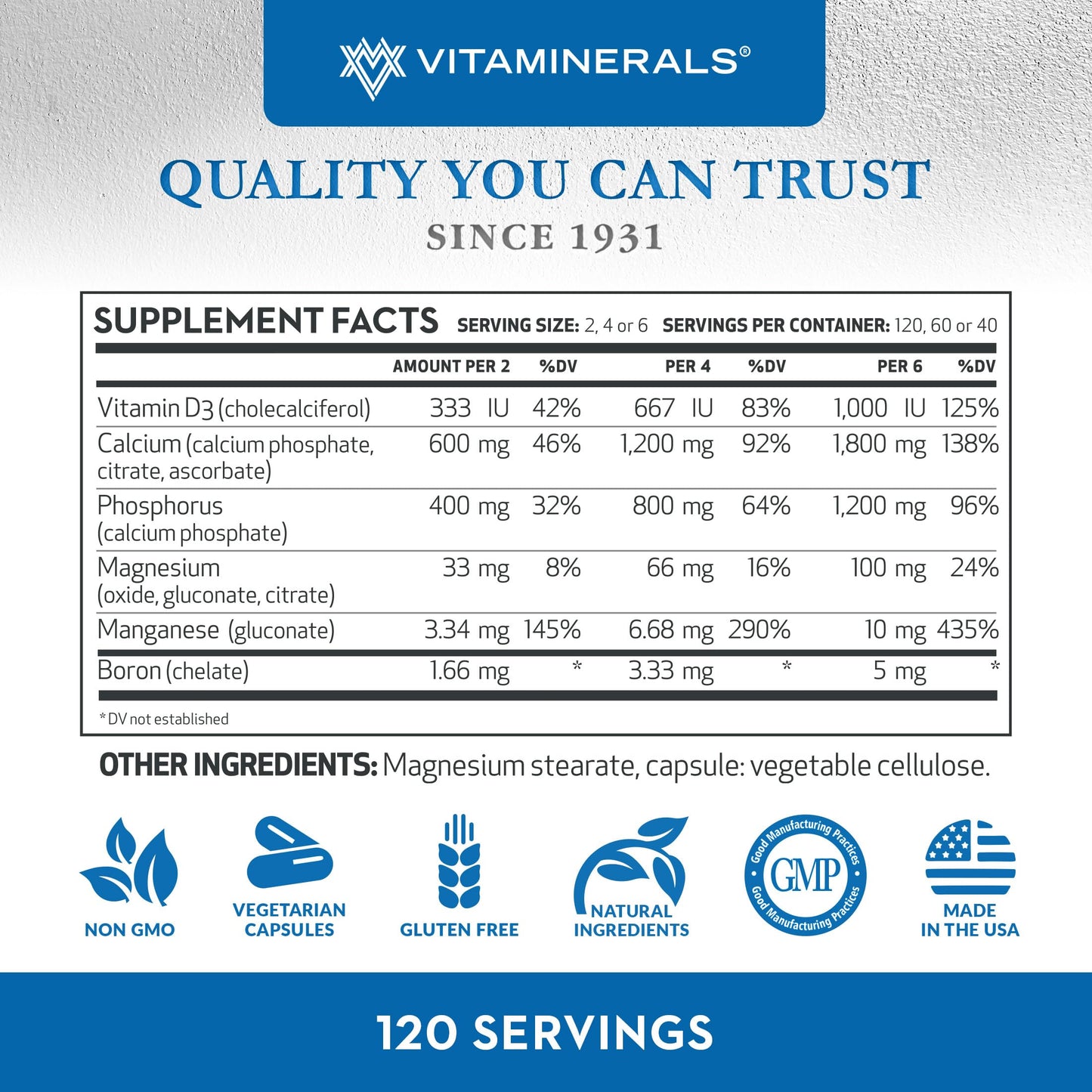 Vitaminerals 95 Primacal