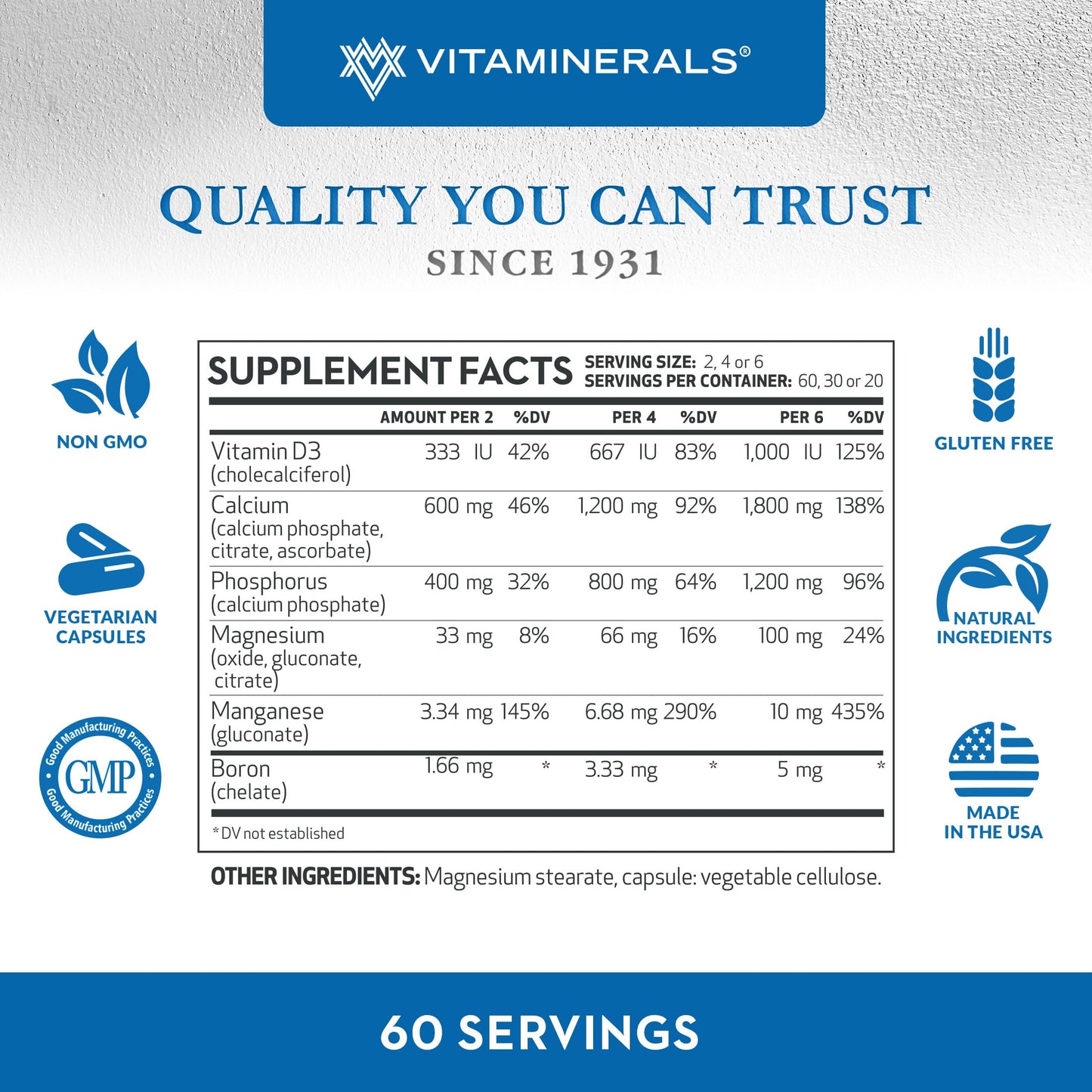 Vitaminerals 95 Primacal, Veggie caps