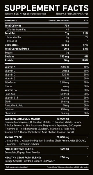 NAR Labs Anabolic Hydro Builder 12 lbs