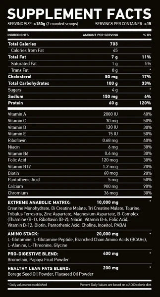 NAR Labs Anabolic Hydro Builder 6 lbs