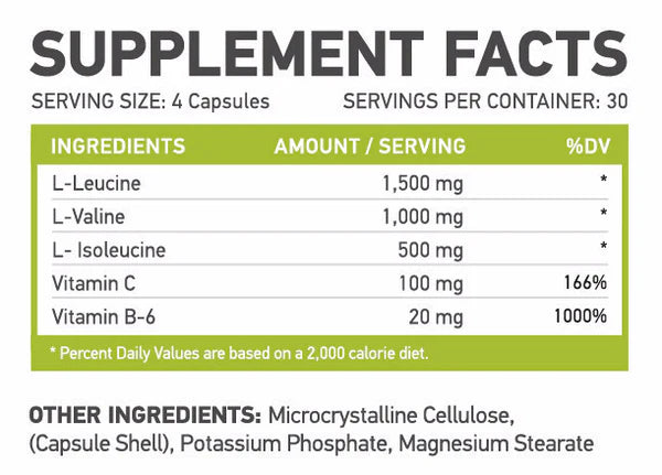 MFL BCAA, 120 Veggie caps
