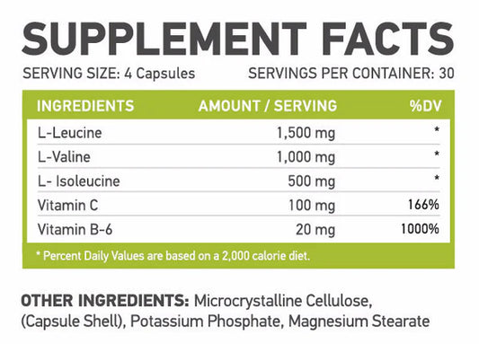 MFL BCAA, 120 Veggie caps