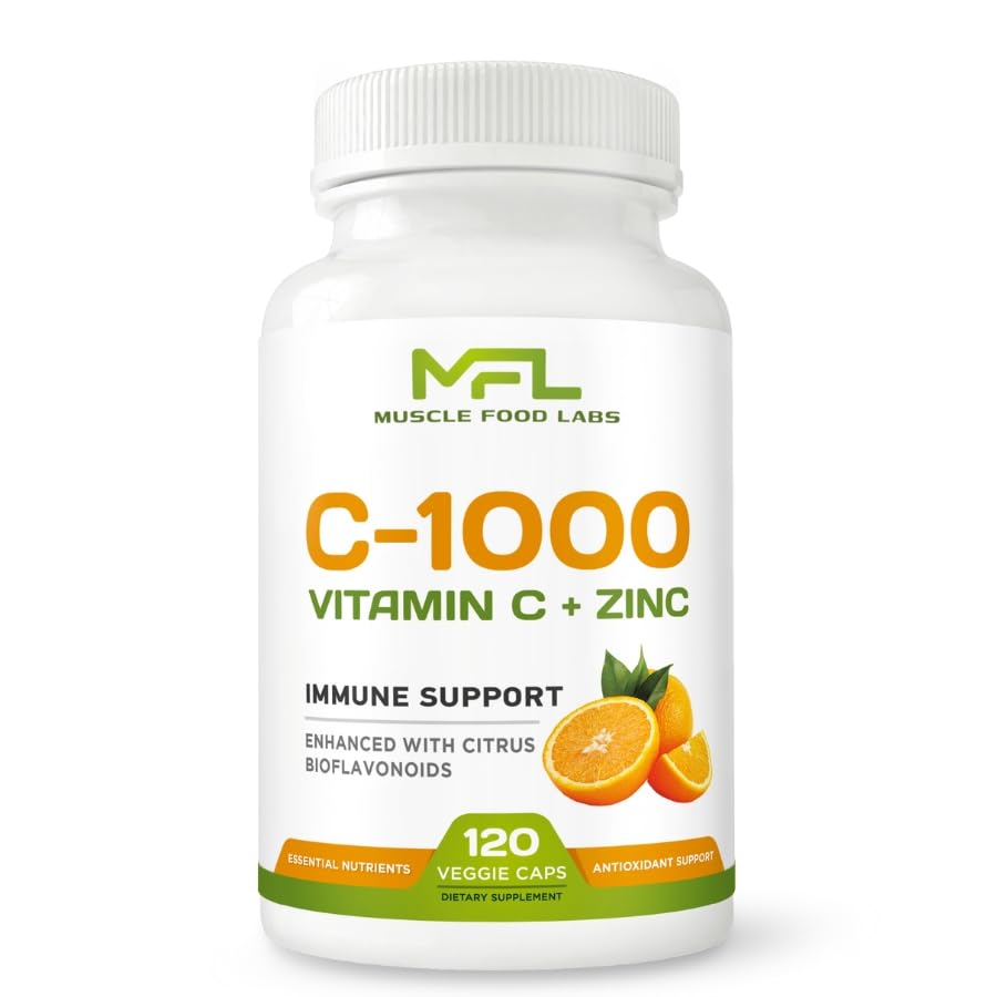Muscle Food Labs C-1000, Vitamin C + Zinc