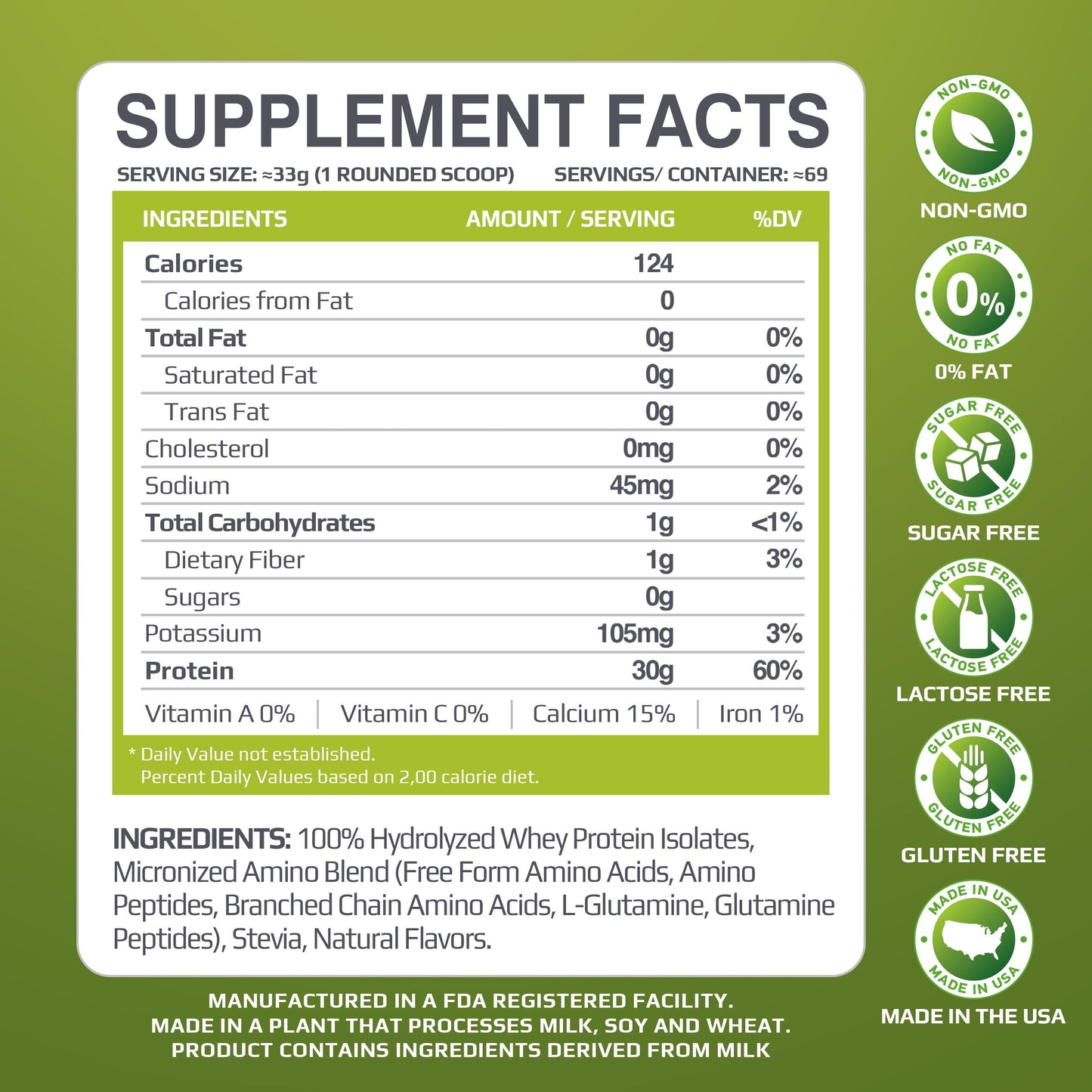 MFL Muscle Isolate 5 pounds