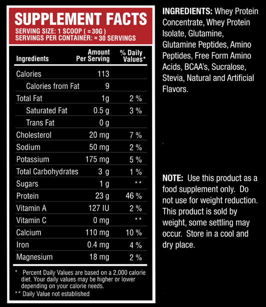 Pro Fight PURE 100% WHEY COMPLEX 2 Lbs