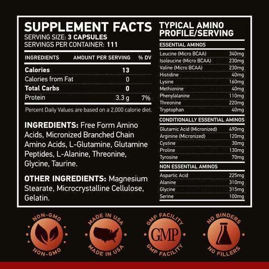 Nar Labs Amino 3333 Capsules