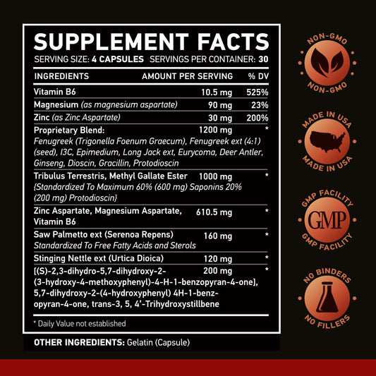 Nar Labs AndroStar HARDCORE 120 caps