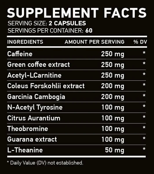 Nar Labs Xspeed BURN 120 caps