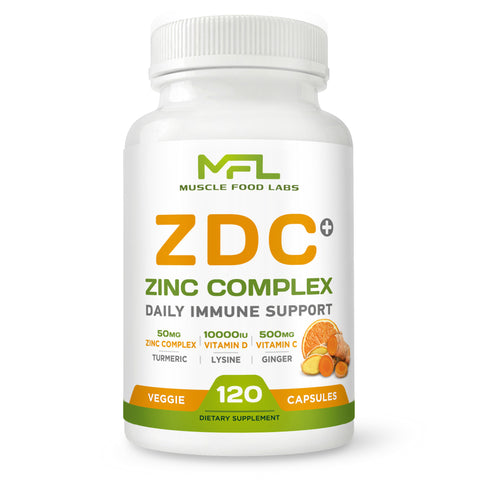 Muscle Food Labs Z D C PLUS, Zinc, Vit D3 Vit C