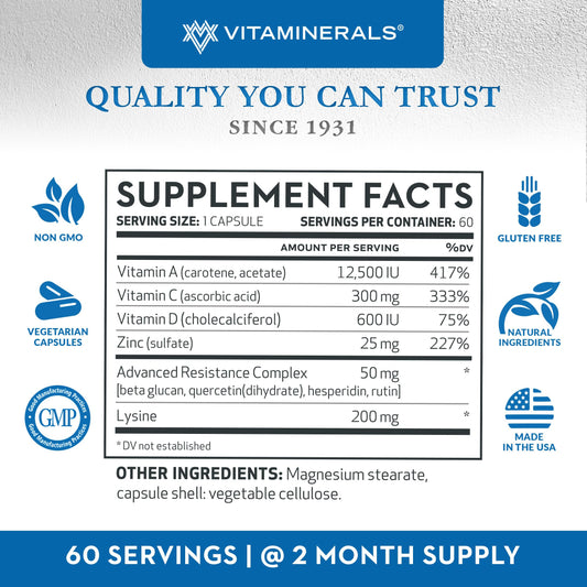 Vitaminerals 25 AZACT, 60 ct
