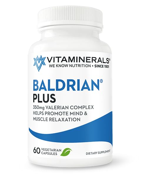 Vitaminerals 33+ Baldrian Plus, 60 Vegetarian Capsules