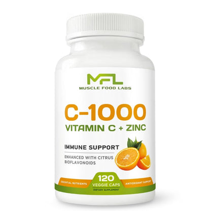 Muscle Food Labs C-1000, Vitamin C + Zinc