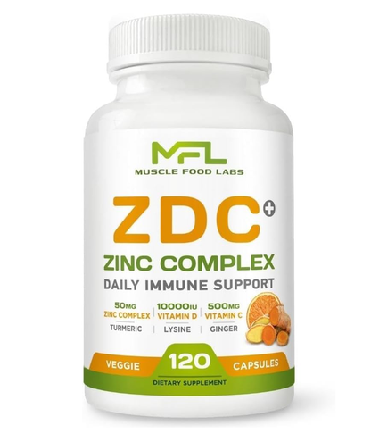 Muscle Food Labs Z D C PLUS, Zinc, Vit D3 Vit C