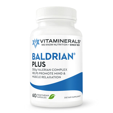 Vitaminerals 33+ Baldrian Plus, 60 Vegetarian Capsules